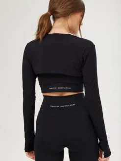 Dame Dansebutikken Drop of Mindfulness bolero i sort