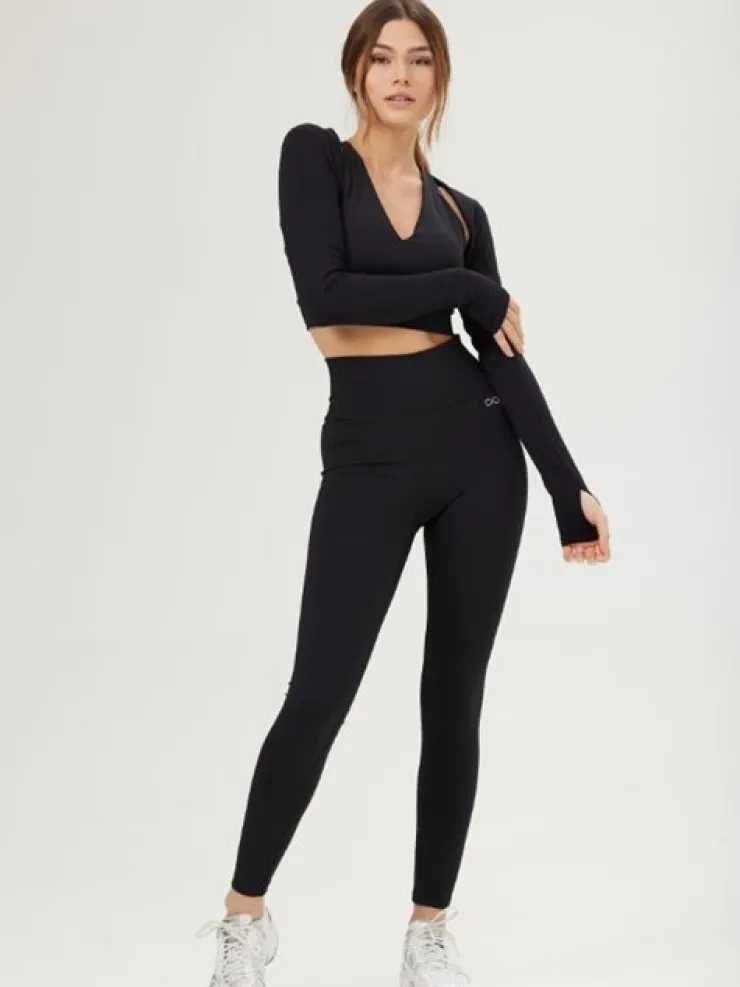 Dame Dansebutikken Drop of Mindfulness bolero i sort