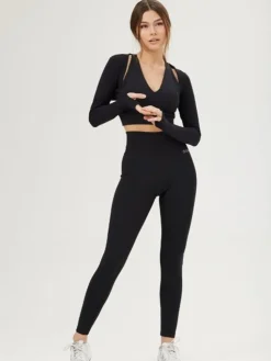 Dame Dansebutikken Drop of Mindfulness bolero i sort