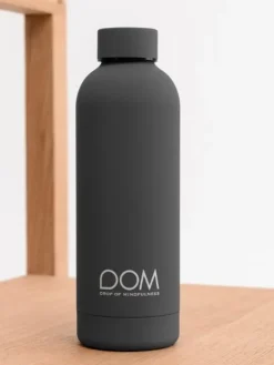 Dansebutikken Drop of mindfulness drikkeflaske 500ml mat grå