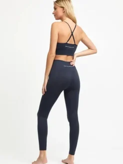 Dansebutikken Drop of mindfulness mørkeblå seamless leggings