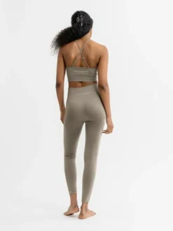 Dansebutikken Drop of mindfulness salvie grønne seamless leggings