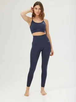 Dansebutikken Drop of mindfulness seamless leggings i mørkeblå