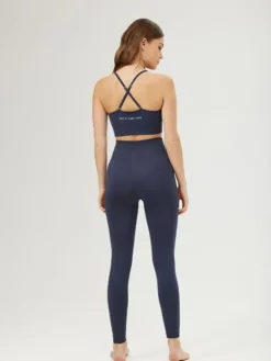 Dansebutikken Drop of mindfulness seamless leggings i mørkeblå