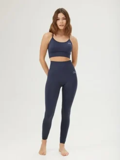 Dansebutikken Drop of mindfulness seamless leggings i mørkeblå