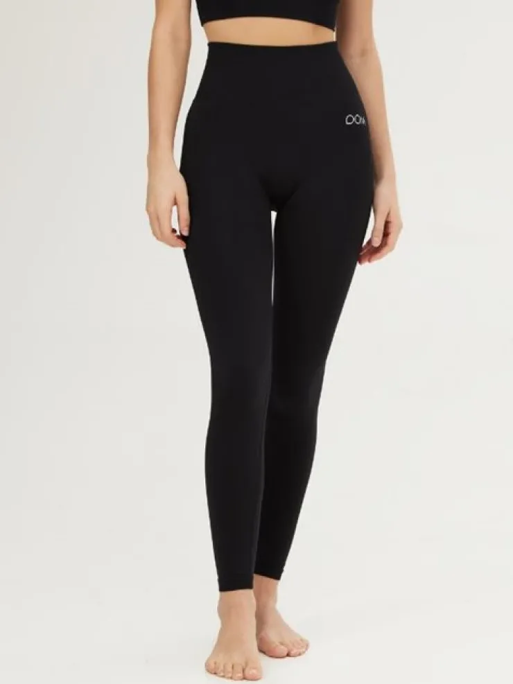 Dansebutikken Drop of mindfulness seamless leggings i sort