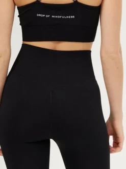 Dansebutikken Drop of mindfulness seamless leggings i sort