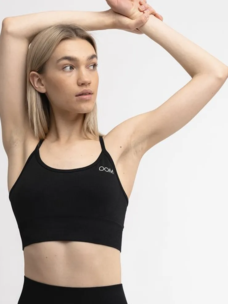 Dame Dansebutikken Drop of mindfulness seamless sports top sort