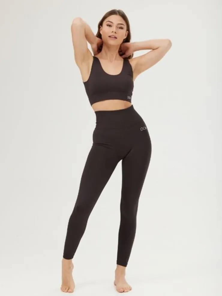 Dansebutikken Drop of mindfulness seamless leggings i brun