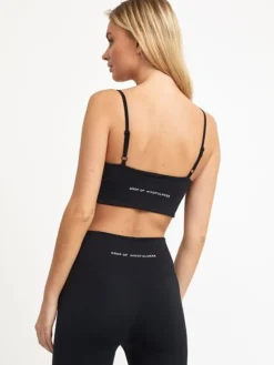 Dame Dansebutikken Drop of Mindfulness Thea sports-bh i mat sort