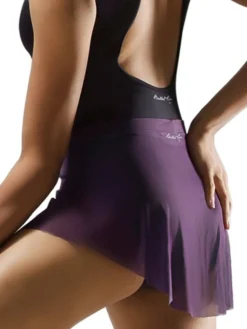 Dame Dansebutikken Flot kort violet balletskørt fra BalletRosa
