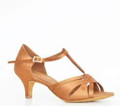 Dame Dansebutikken Flot latin/salsa sko Mia t-bar International 5 cm
