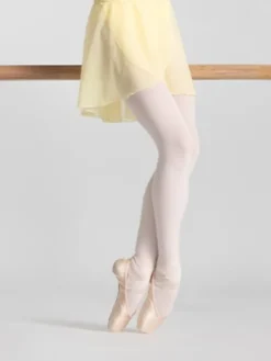 Dame Dansebutikken Flot lysegul ballet slå om skørt fra Balletrosa