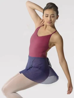 Dame Dansebutikken Flot mørkeblå ballet slå om skørt fra Balletrosa