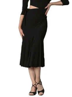 Dame Dansebutikken Flot sort nederdel Danceeverywear