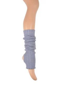 Dansebutikken Grå benvarmere til ballet og dans - 60 CM