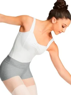 Dame Dansebutikken Grå strik balletshorts til teen og damer Capezio