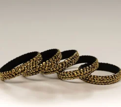 Dansebutikken Guld rhinsten armbånd