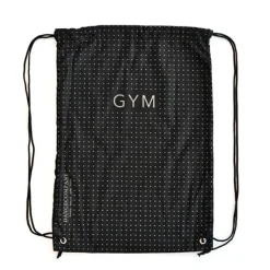 Dansebutikken Gymnastikpose sort med guldtryk - GYM