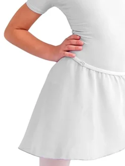 Børn Dansebutikken Hvid chiffon skirt piger Capezio
