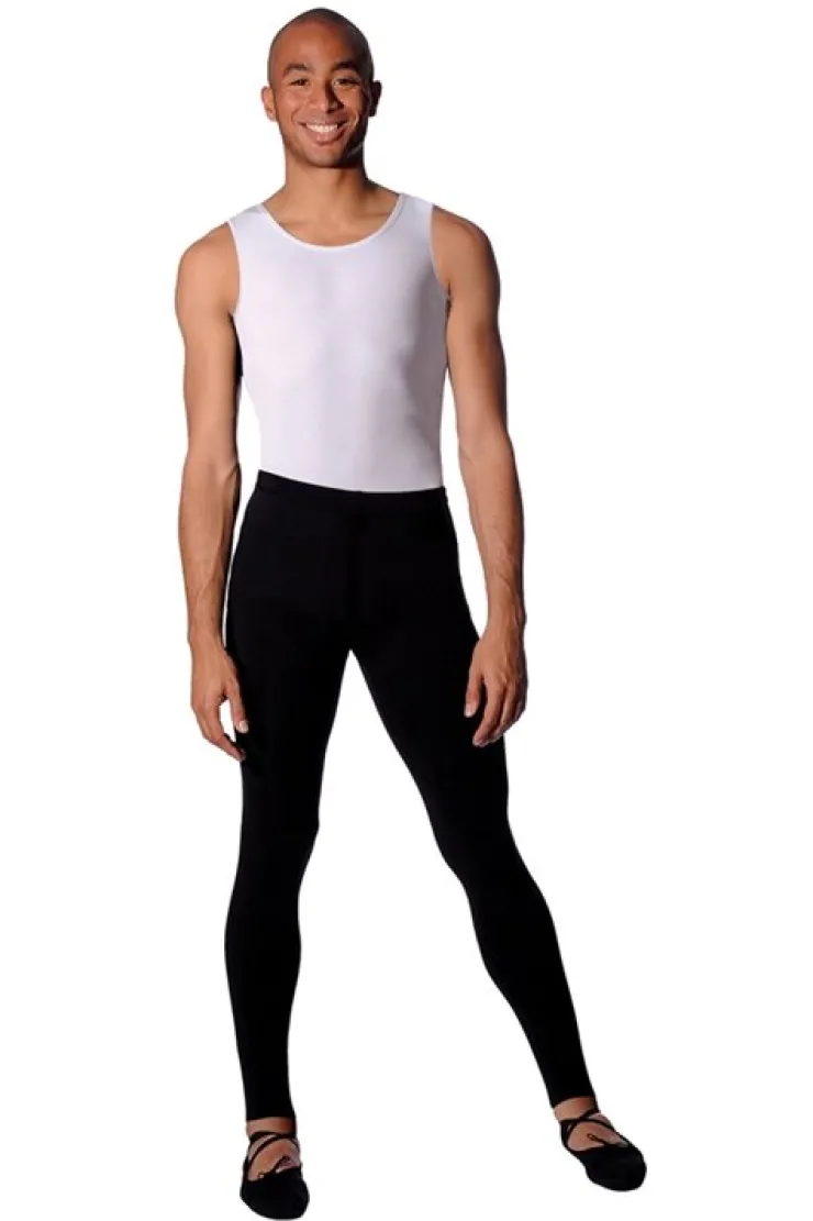 Børn Dansebutikken Hvid tank body til ballet drenge/herre