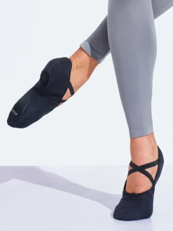 Dansebutikken Kanvas herre ballet springsko Capezio - sort