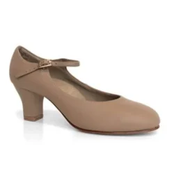 Dame Dansebutikken Karakter dansesko i beige blødt skind