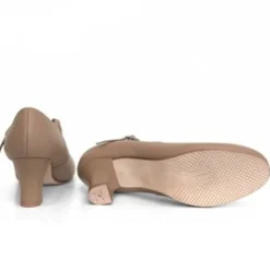 Dame Dansebutikken Karakter dansesko i beige blødt skind