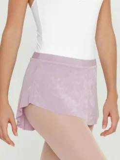 Dame Dansebutikken Lavendelfarvet pull on skørt fra Bullet Pointe