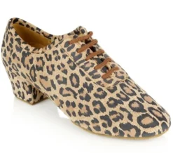 Dame Dansebutikken Leopard dansesko træning Ray Rose