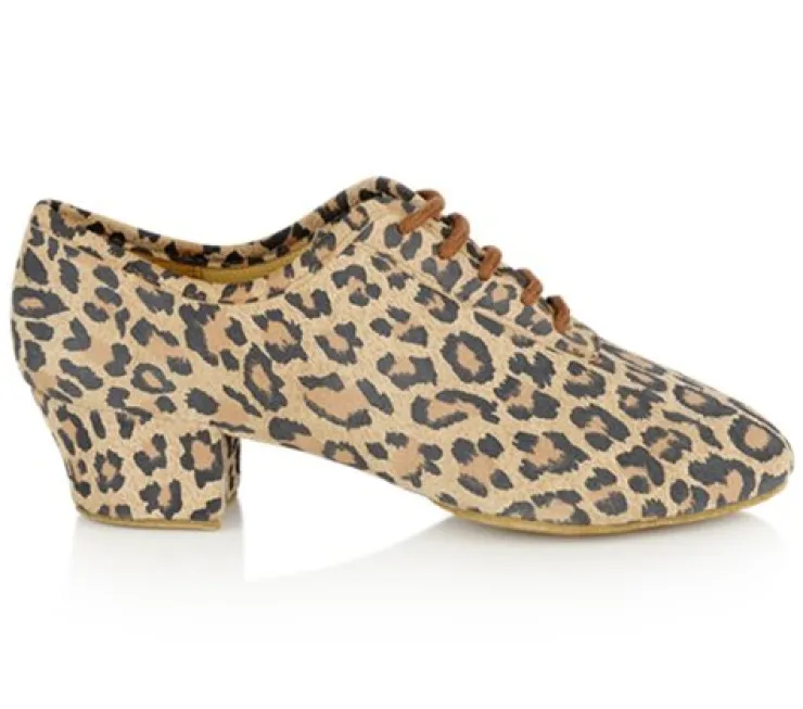 Dame Dansebutikken Leopard dansesko træning Ray Rose