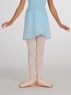 Børn Dansebutikken Lyseblå chiffon skirt børn Capezio