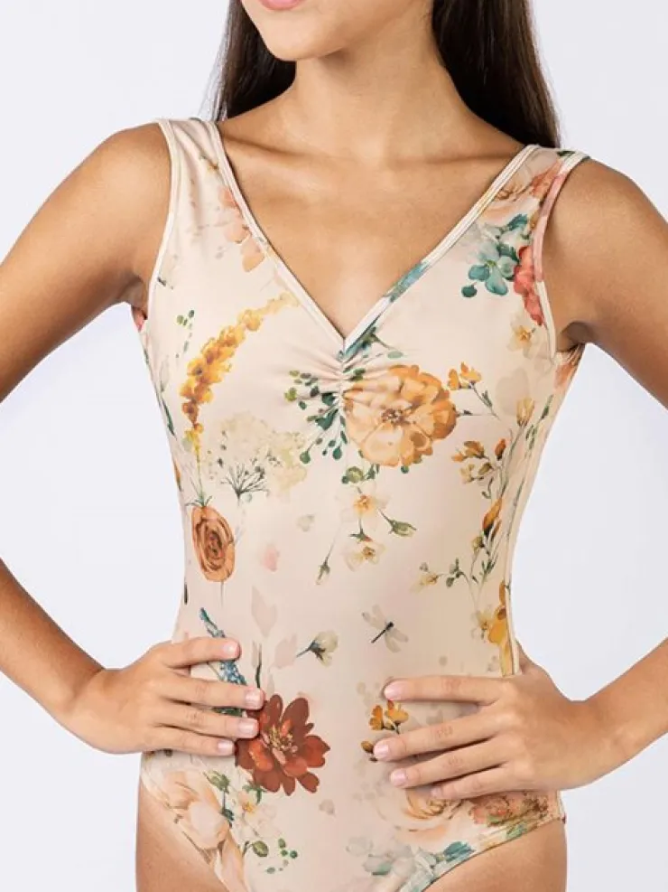Dame Dansebutikken Mara Dancewear - dragt med blomster print