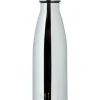 Dansebutikken Miin drikkeflaske 500ml - blank sølv look