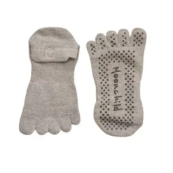Dansebutikken Moonchild grå toe socks til yoga