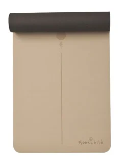 Dansebutikken Moonchild let TPE active yogamåtte for begyndere - beige