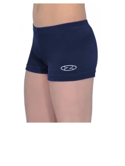 Dansebutikken Navy basic velour shorts til piger gym The zone