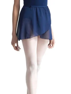 Børn Dansebutikken Navy chiffon skirt børn Capezio