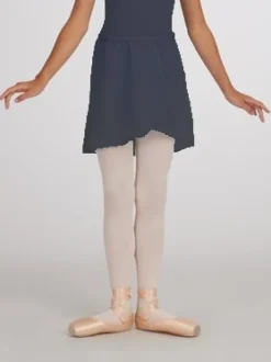 Børn Dansebutikken Navy chiffon skirt børn Capezio