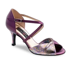 Dame Dansebutikken Nueva Epoca smuk dansesko 7 cm hæl - Violeta