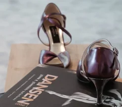 Dame Dansebutikken Nueva Epoca smuk dansesko 7 cm hæl - Violeta