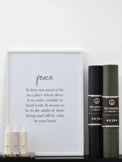 Dansebutikken Plakat med citat - Peace