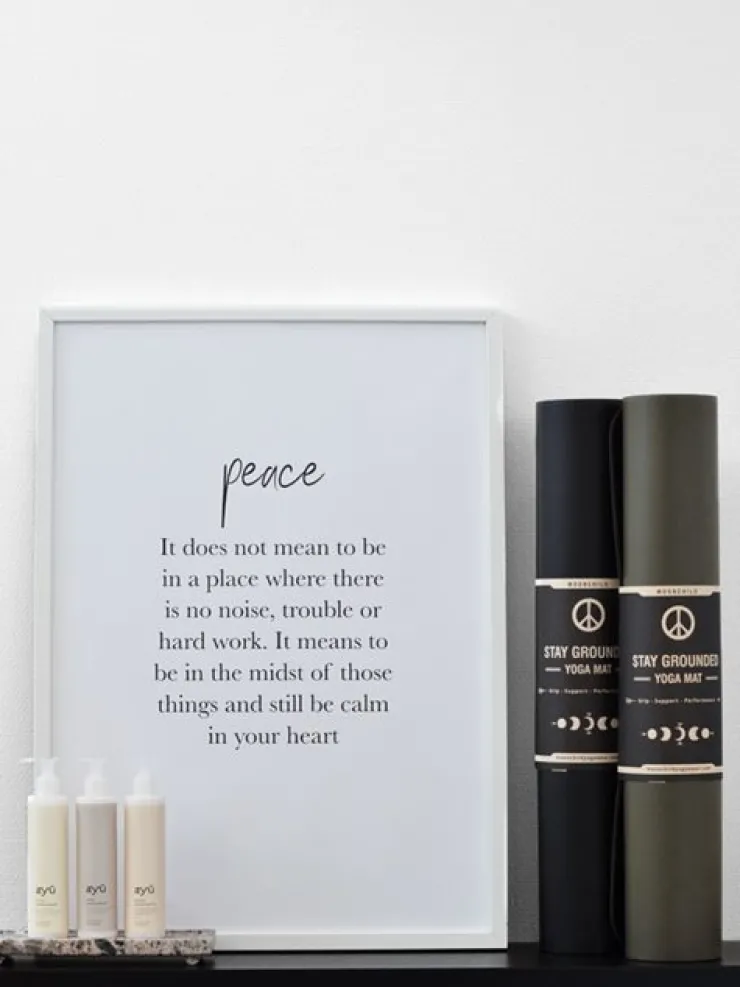 Dansebutikken Plakat med citat - Peace
