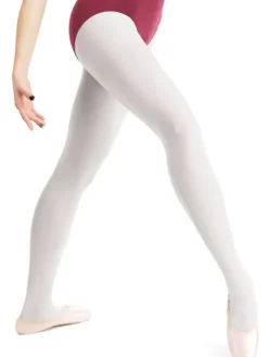 Dame Dansebutikken Pridance ballet trikot hvid microfiber - 3 PAR DKK 160