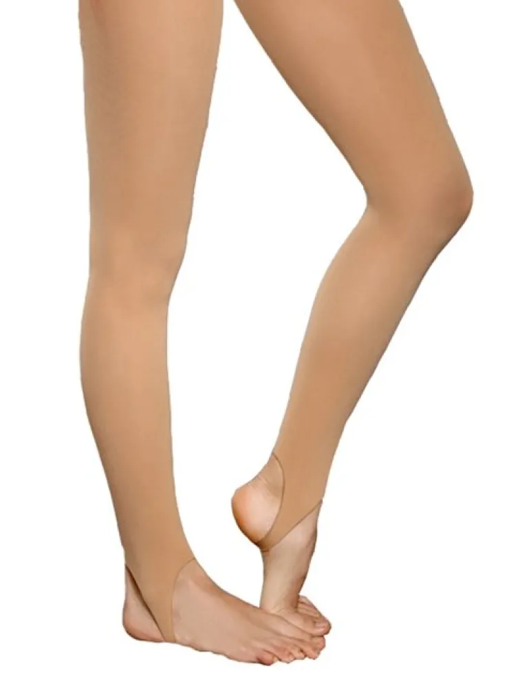 Dame Dansebutikken Pridance lys brun tights m. strop - 3 PAR DKK 220