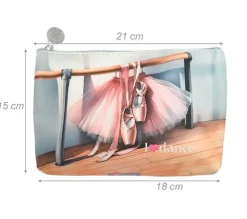 Dansebutikken Pung med balletprint - stor