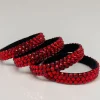 Dansebutikken Røde rhinsten armbånd