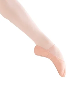 Dansebutikken Rosa balletsko/springsko i skind m.fuldsål Bloch