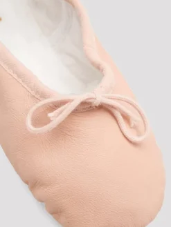 Dansebutikken Rosa balletsko/springsko i skind m.fuldsål Bloch