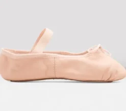 Dansebutikken Rosa balletsko/springsko i skind m.fuldsål Bloch
